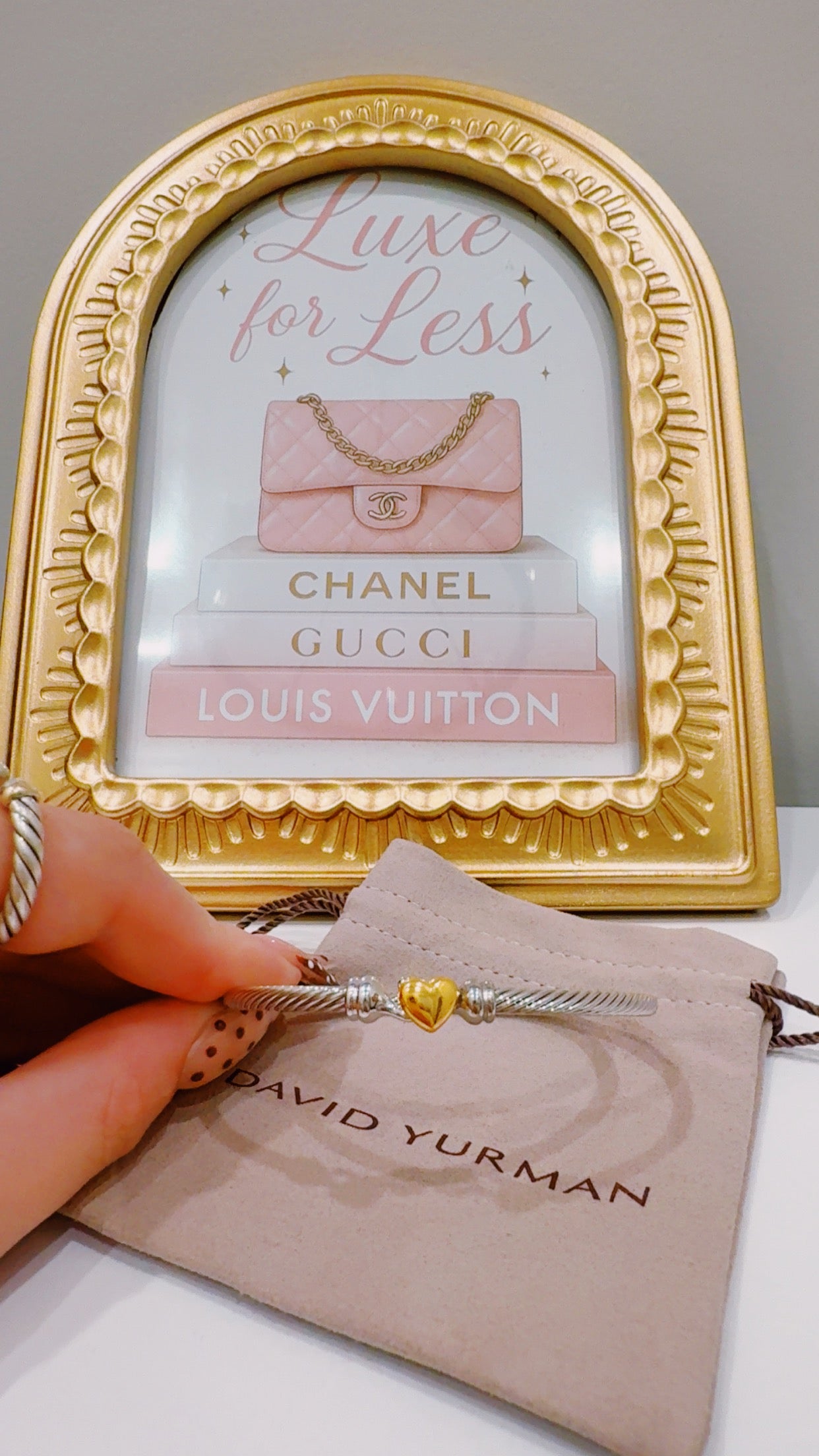 The luxe heart bracelet