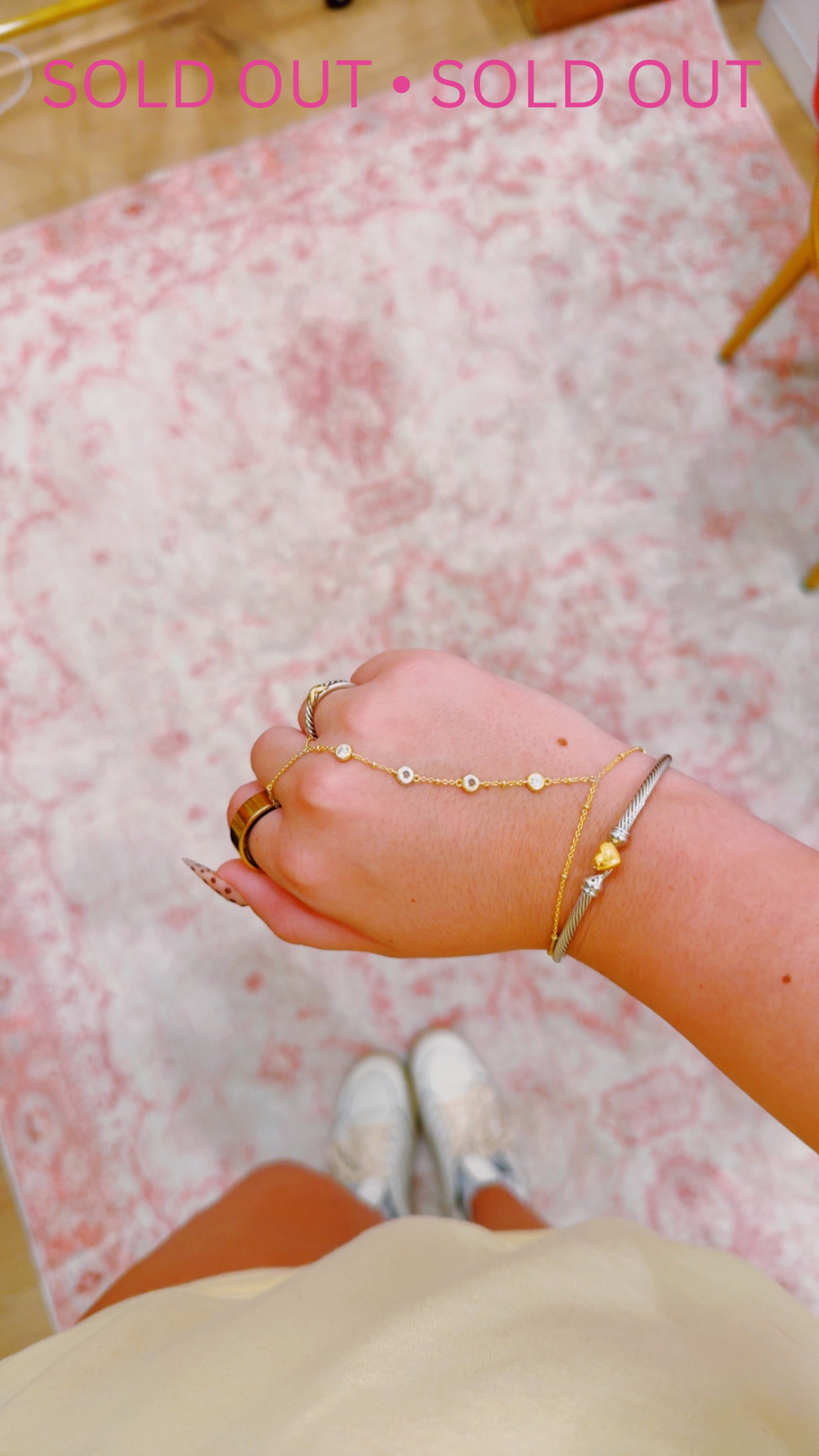 The luxe heart bracelet
