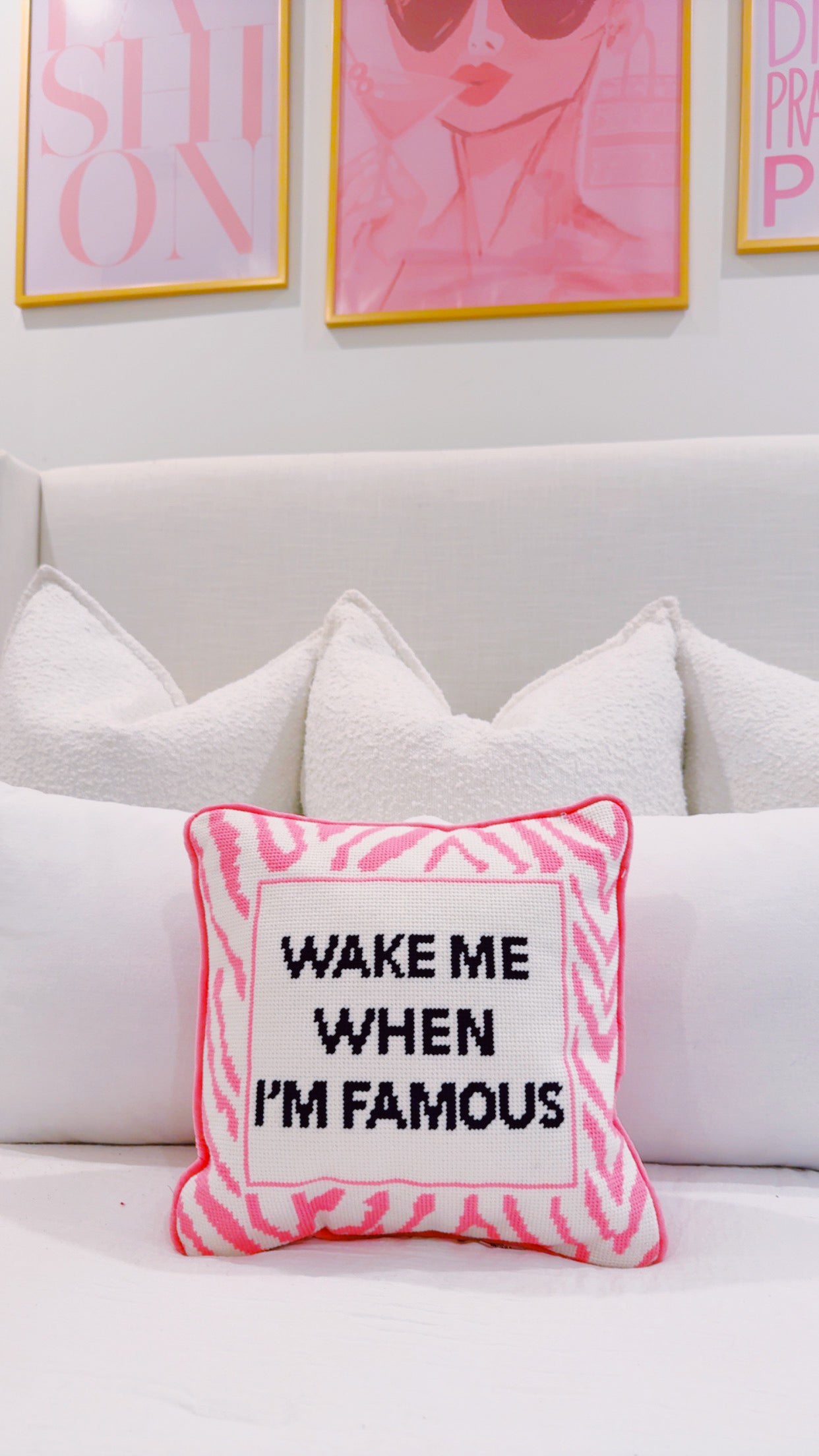 It girl pillow
