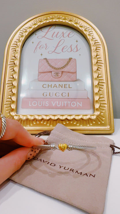 The luxe heart bracelet
